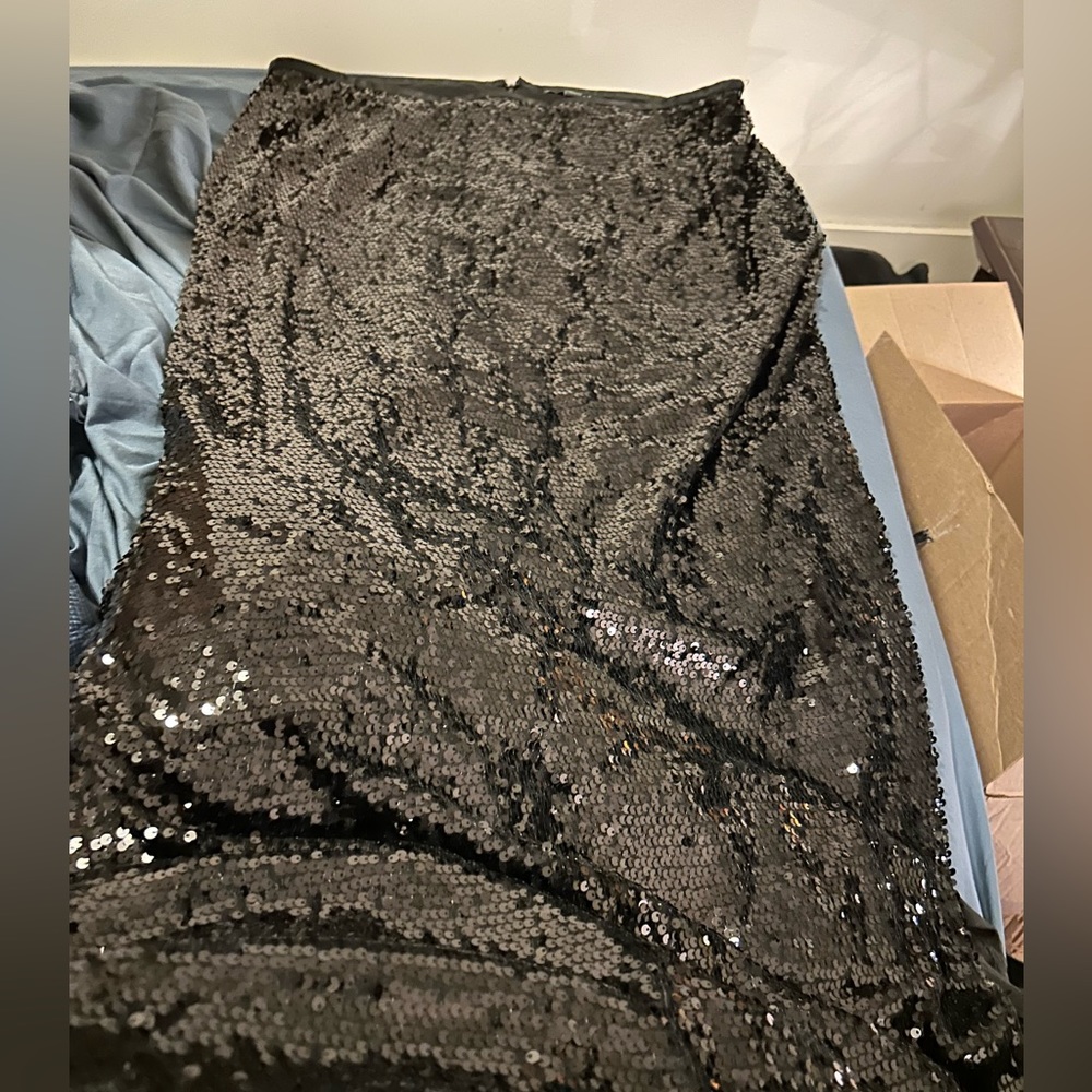 Adrianna Pappel full sequin skirt